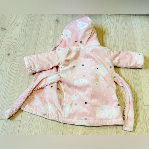Cozy Pink Polyester Baby Robe - Picture 4 of 4